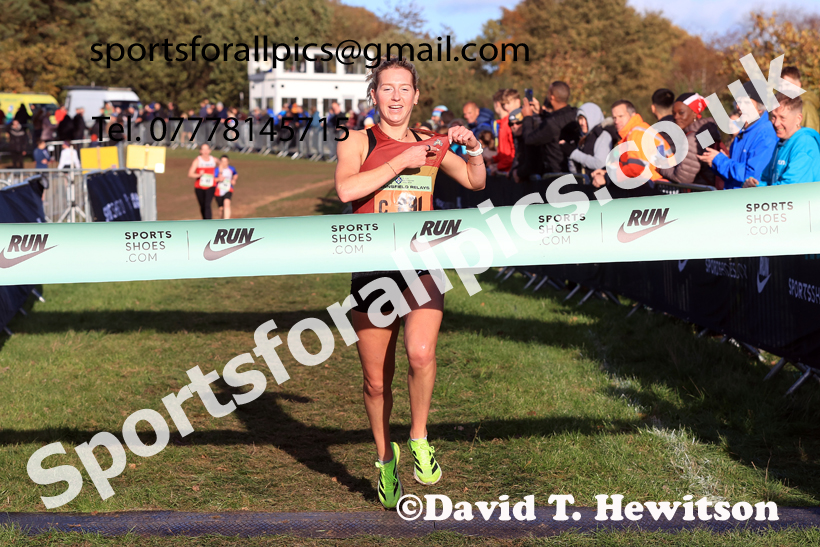 Senior Womens 2025 National Cross Country Relays, Berry Hill Park, Mansfield. Photo: David T. Hewitson/Sports for All Pics